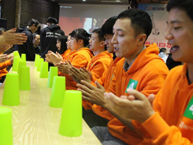 在拓展训练中愉快学习