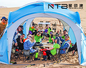 上海拓展公司创新型团建课程-缓冲墙【星团建拓